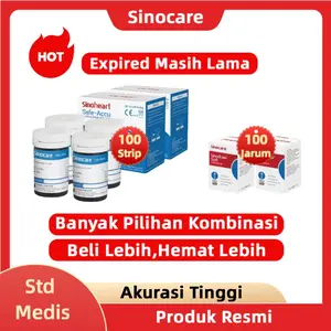 【Expired Masih Lama】Sinoheart Strip Gula Darah Sinocare Strip Gula Darah Stik Gula Sinoheart Accu