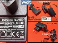 Gambar Adapter 9v 600mA switching adaptor 0.6A 0.6 A 0,6 600 mA DC 9 V DC9V dari s3.satria secure safe Kota Administrasi Jakarta Timur 1 Tokopedia