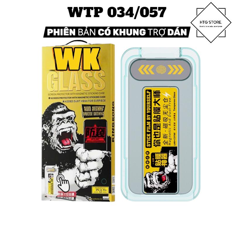 Kính cường lực KK WTP034/057 WK khung tự dán trong suốt và chống nhìn trộm dành…