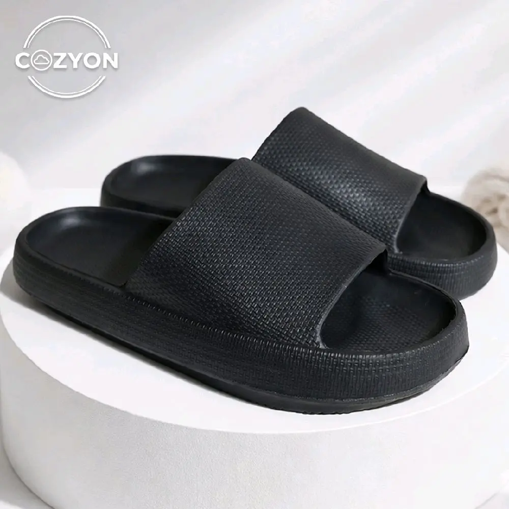 COZYON Sandal Unisex Pria dan Wanita Empuk Stylish Terbaru Bahan EVA Premium Anti Slip Nyaman untuk Sehari-hari Sandal Haji dan Umroh Sandal Pria Trend Fashion 2026