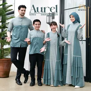 Memora Aurel Emerald Green Series - Setelan Keluarga Elegan dan Nyaman untuk Acara Spesial