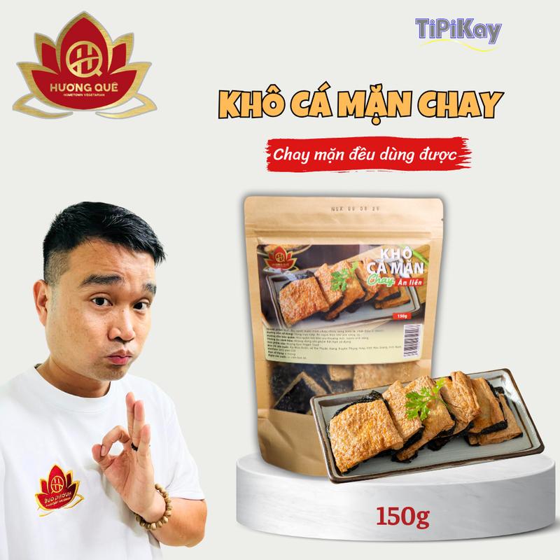 Khô Cá Mặn Chay 150g - TiPiKay Shop Thực phẩm chay