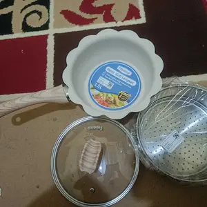 [PROMO] freemir Panci Bunga 16cm BONUS Kukusan Stainless Wajan MPASI Anti Lengket Panci Kukus Premium Anti Tumpah Anti Berkerak Kitchenware Premium