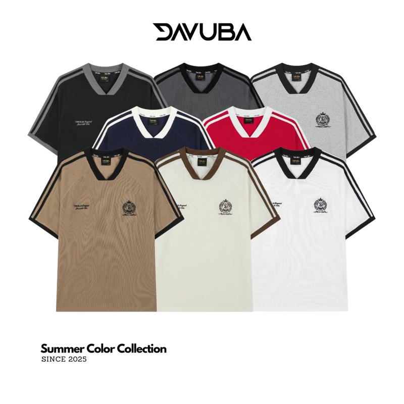 DAVUBA - [Deal Mở Bán] Áo Thun Jersey Tee Waffle nam nữ cộc tay SM138