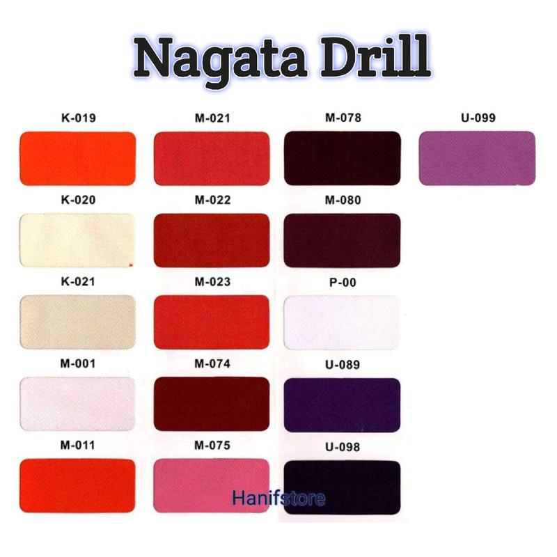 Kain nagata drill seragam sekolah seragam kerja dan lain lain 5