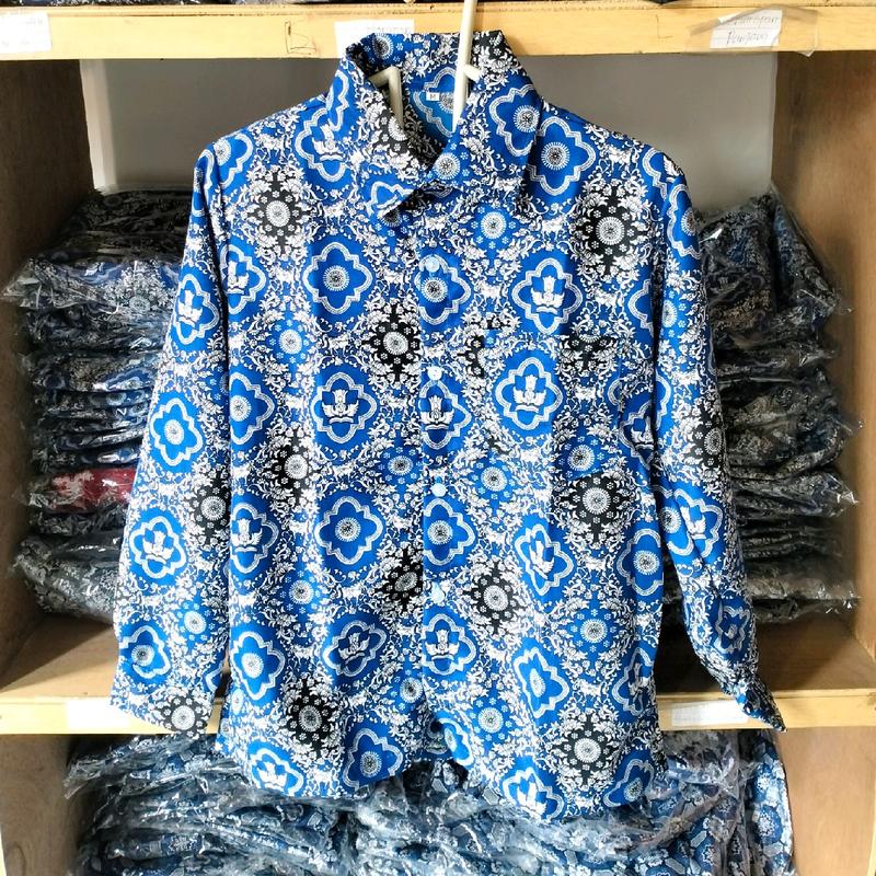 BATIK SMP NEGERI-BATIK SMP NASIONAL-BATIK SMP MOTIF HARAPAN BIRU 4