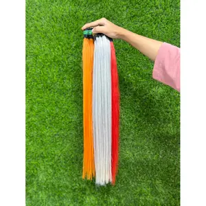 Hair extension asli human Hair warna 60cm tebal