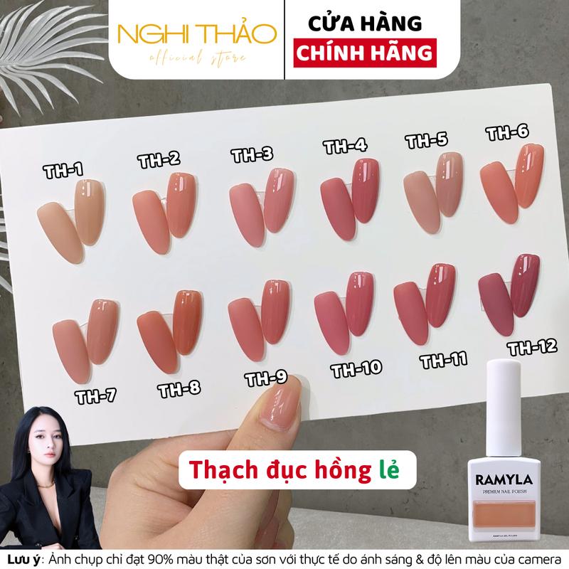 Sơn gel thạch đục hồng lẻ màu RAMYLA