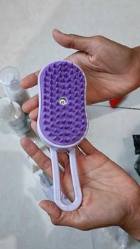 Product Review of Sisir Uap Kucing 3 in 1 - Pet Grooming Brush Spray - Steams Brush Kucing - Sisir Sikat Uap Untuk Bulu Rontok Kucing Anjing from d**i 3