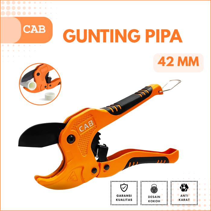 Gambar CAB Gunting Pipa PVC Profesional /Alat Potong Presisi, Tajam,Aluminium steel /multifungsi pipa /42mm dari cabofficialstore Kota Surabaya Tokopedia