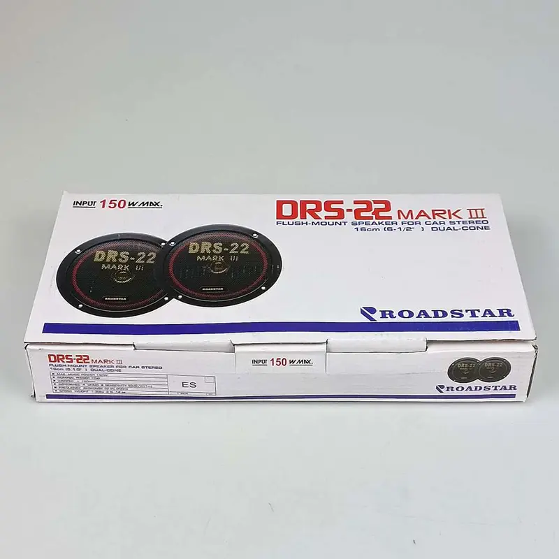 TaffSTUDIO Roadstar Speaker Mobil HiFi Car Stereo 6.49 Inch 150W 2 PCS - DRS-22 Mark III - Black 6