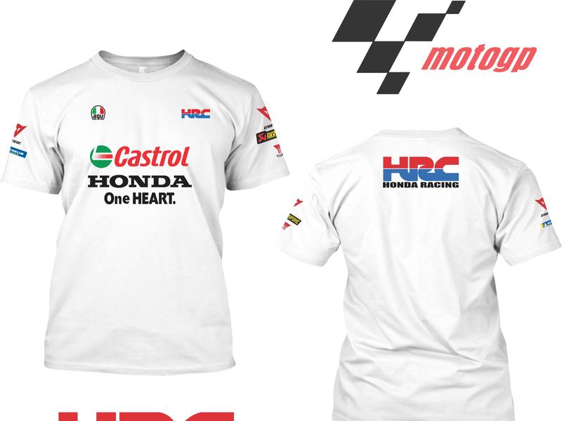 Kaos MotoGP Livery 2025 Team HONDA HRC // Cotton combed 24s 6