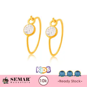 Anting Emas Anak Kimmy Lovely Kids Super Ringan Gold 10K Semar Nusantara