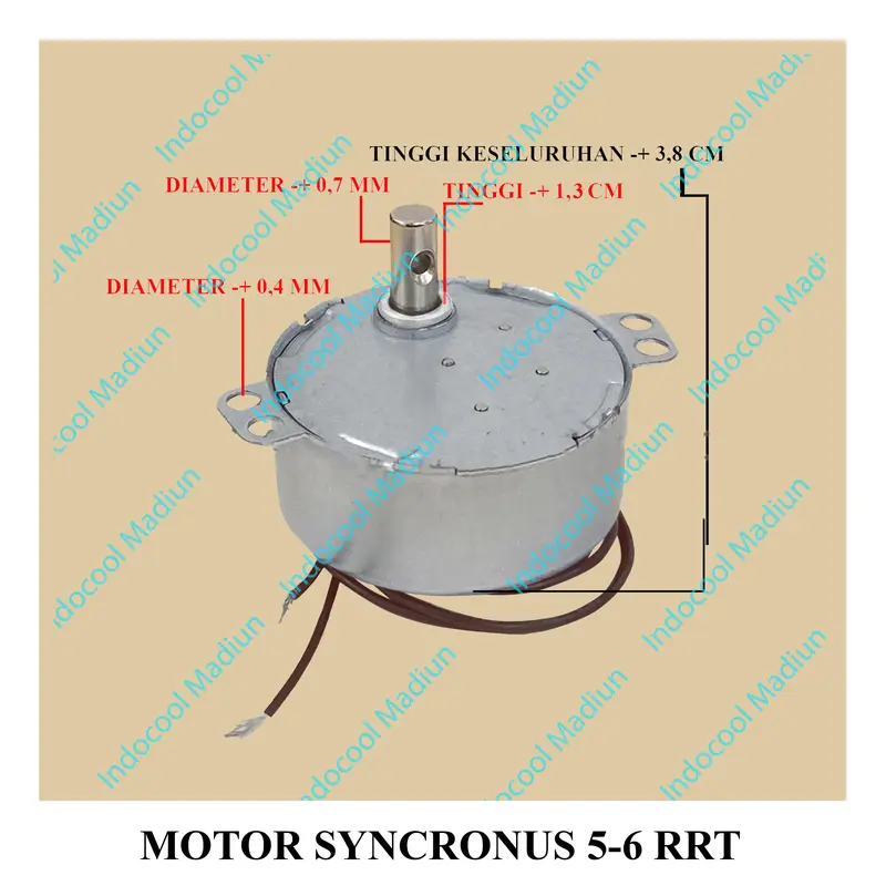 MRT ROTARY KIPAS ANGIN/SYNCHRONOUS MOTOR/MOTOR KIPAS RRT/MOTOR SYNCRONUS 5-6 RRT 3
