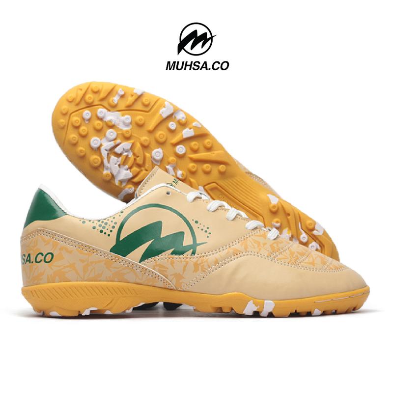 MUHSA.CO-Sepatu Futsal Pria Catalyst Sparkle Cream-Hijau sepatu  specs 2