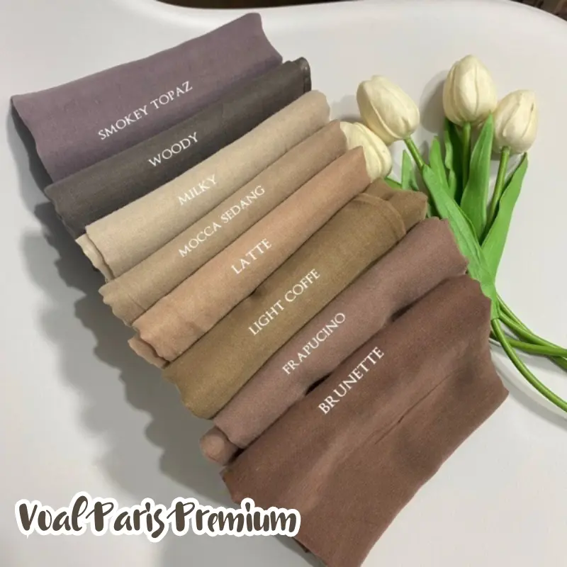 Kerudung Paris Polos Kerudung Segiempat Murah ORI RED ROSE !!