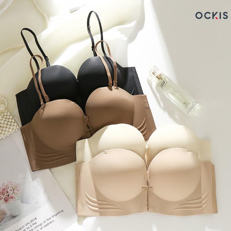 Áo Ngực Hình Tròn, OCKIS, Thiết Kế Không Dây, Đẩy Lên, Chống Trượt, Đồ Lót Nữ, Định Hình Tôn Dáng, [Thanh Toán Khi Nhận Hàng] Women Bra 5