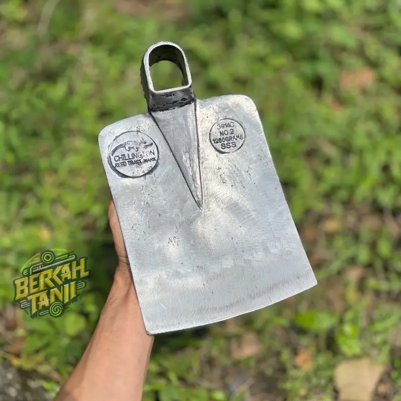 Cangkul Baja Putih Cap Buaya Asli Anti Lengket Cangkul Tanah Anti Gompal, Tajam Dan Kuat Harga Murah