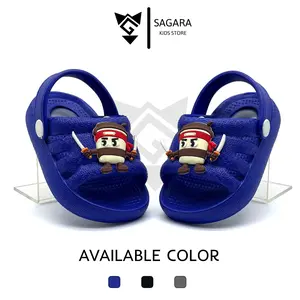 Sandal Anak Baby Motif Asasino Anomali Bunyi Cit Cit Dengan Tali Belakang - Nyaman, Lentur , Motif Kids Terbaru