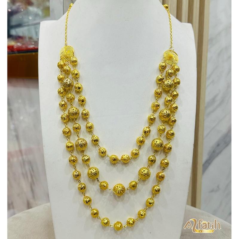 KALUNG BROS KOLARA SUSUN BUGIS EMAS GOLD PERMATA MUTIARA 3
