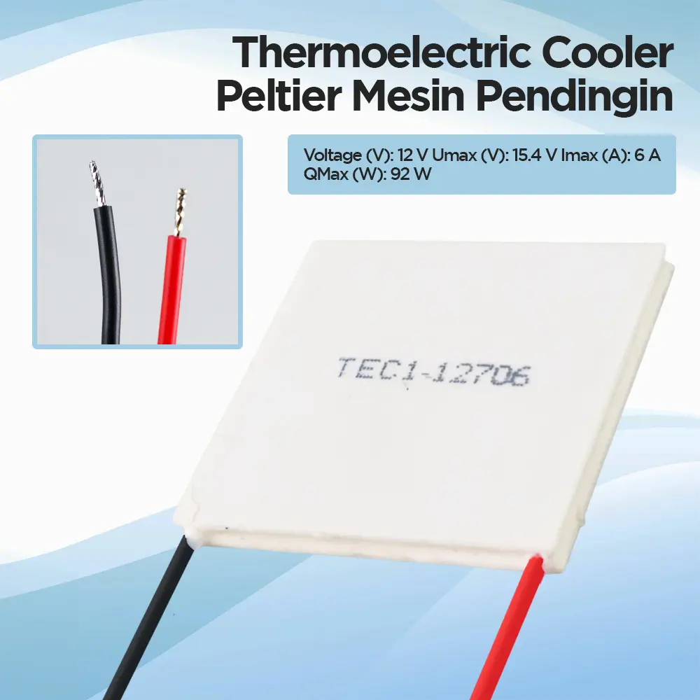 TEC Thermoelectric Cooler Peltier Mesin Pendingin 92W - TEC1-12706
