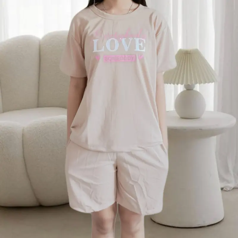 SETELAN PENDEK LD 110 WANITA BAHAN BABYTERRY 6