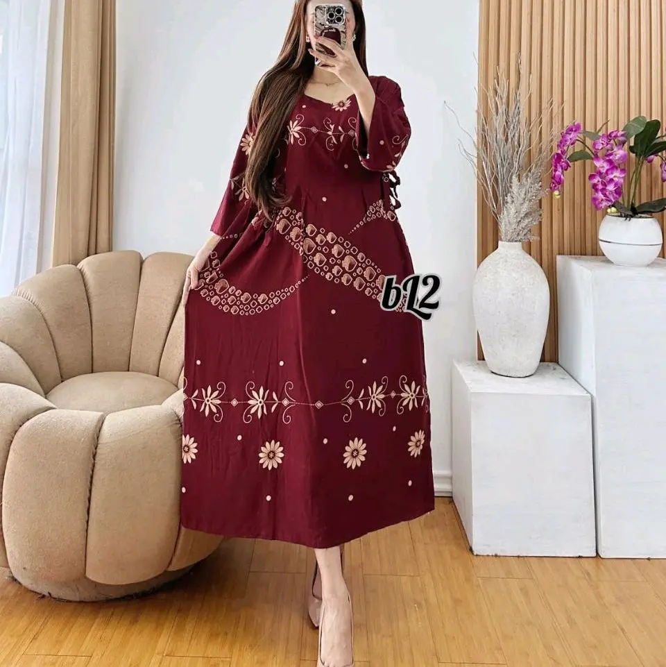 Dress Chibi Jumbo LD 120 Busui Rayon Premium Terbaru Casual Dress Chibi Jumbo LD 120 Busui Rayon Premium Terbaru Casual