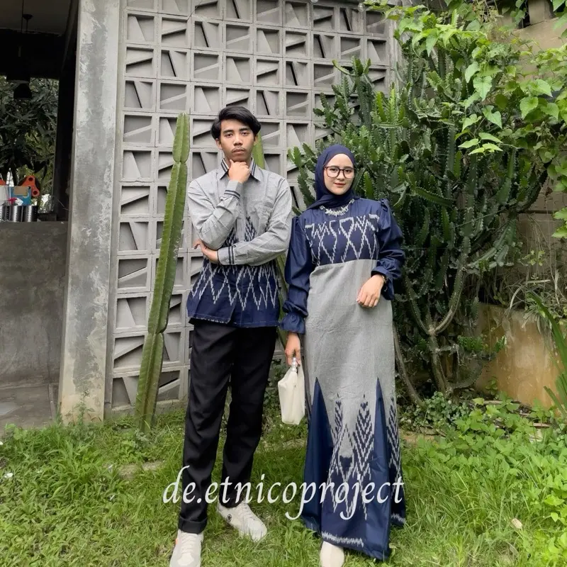 BAJU TENUN SHIMA DRESS BAJU LEBARAN BAJU KONADANGAN BAJU LAMARAN BAJU PREWEDDING BAJU COUPLE 3