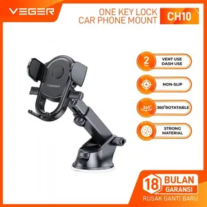 VEGER CH10 Car Phone Holder Mobil Universal Automatic Lock