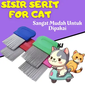 Sisir Serit Kutu Kucing Anjing Ketombe