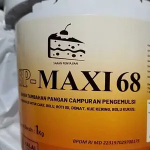 BAKERLINE SP MAXI 68 1kg | SP Pengembang Kue | Cake Emulsifier untuk Aneka Bolu untuk Tekstur Moist, Lembut, dan Adonan Stabil