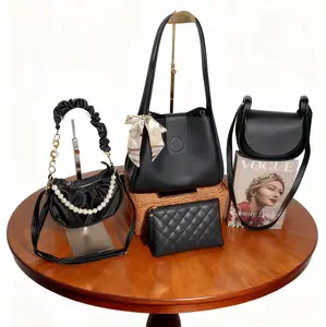 Paket Bundling 4 Pcs 80 Ribu Dapat 4 Tas Selempang Bahu Wanita Bahan Halus Dan Lentur Kwalitas Premium