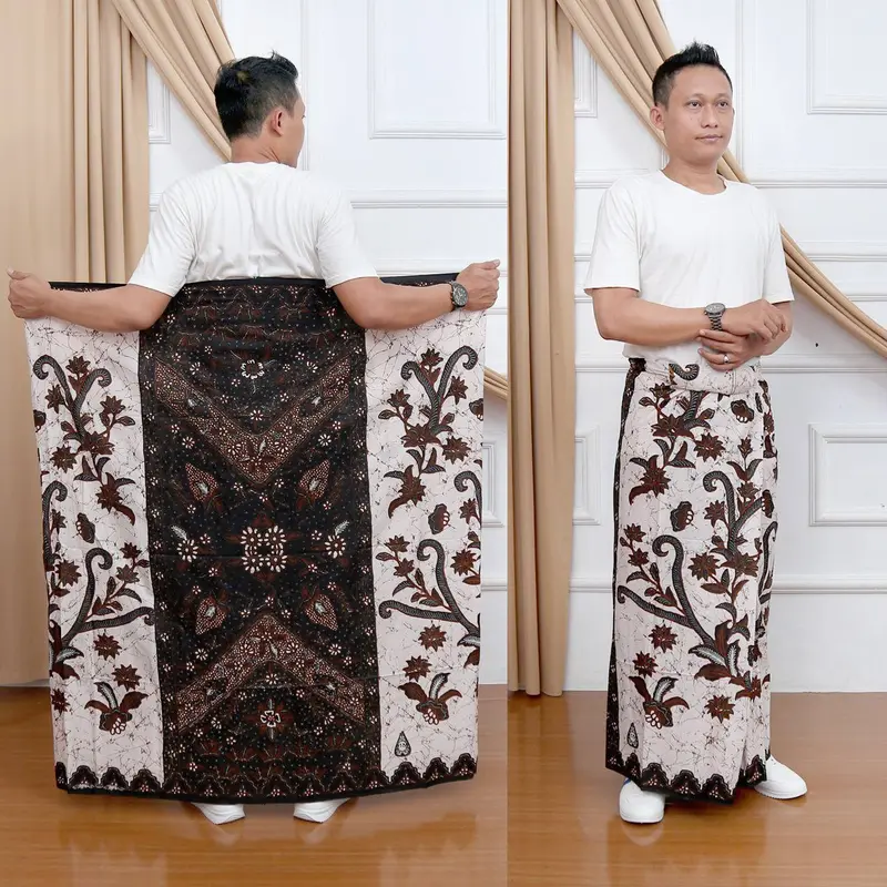 SARUNG BATIK GUS IQDAM/SARUNG BATIK PEKALOGAN/SARUNG BATIK MOTIF TERBARU/SARUNG BATIK DEKENGANE PUSAT/SARUNG BATIK PRIA DEWASA/ORI PREMIUM sarung  batik kain 4