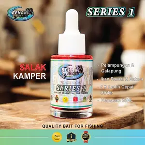 Behaki Essen Series 1 Super Neter Target Ikan Rame & Indukan Pelampung & Galapung 5X Lebih Cepat Strike Kemasan 35ML Umpan Ikan Mas Aroma Kuat Khas