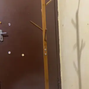 [DH]Gantungan Baju Berdiri Stand Gantungan Baju Dari Cabang Pohon Stand Hanger Kayu Gantungan Berdiri Topi Simple Installation Multifungsi Rak mantel Simple Installation rak  sepatu  dan  tas