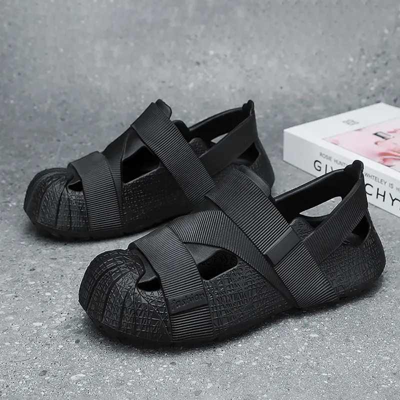 Sandal Pria & Wanita Premium  Model Baim/Clog Terbaru 2024 | Sol 4cm Super Empuk  + Anti Licin  Waterproof & Mudah Dicuci!" Karet Sendal Shoes 7