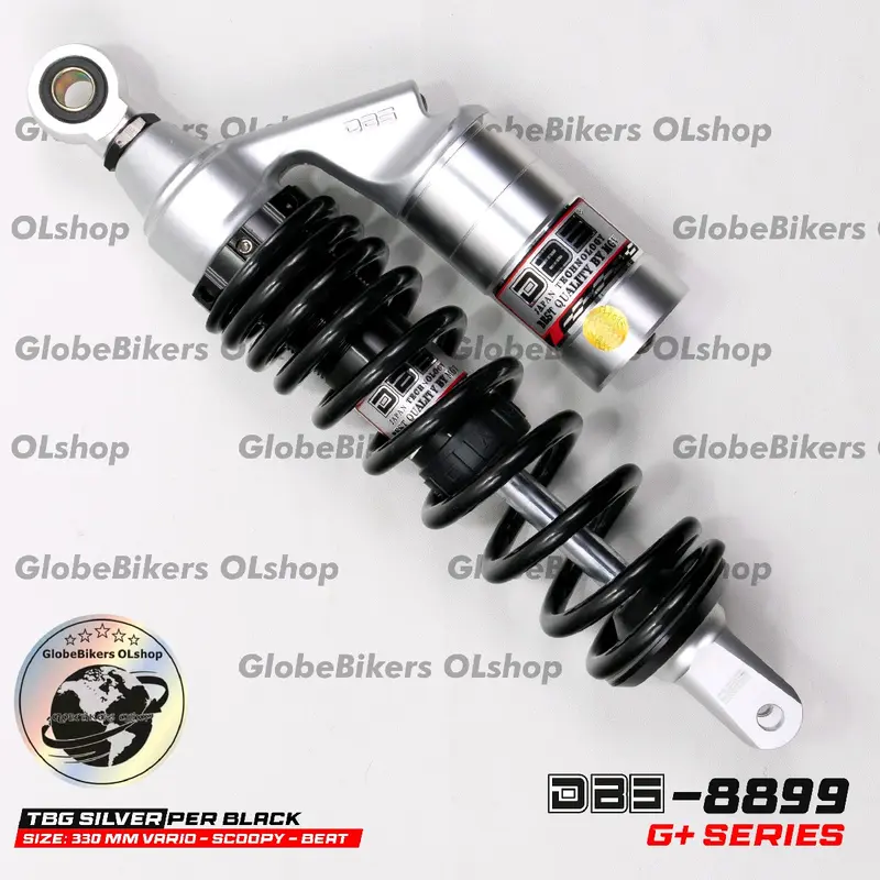Shock DBS GPLUS-8899 Matic Mio Beat Scoopy Vario FI Vario 125/150 Xeon Genio Stylo Fazzio Mio J Mio M3 Soul GT Skok Belakang Harga Grosir Termurah - Gold, Motorcycle 3