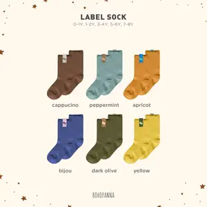 BOHOPANNA - LABEL SOCK - KAOS KAKI ANAK