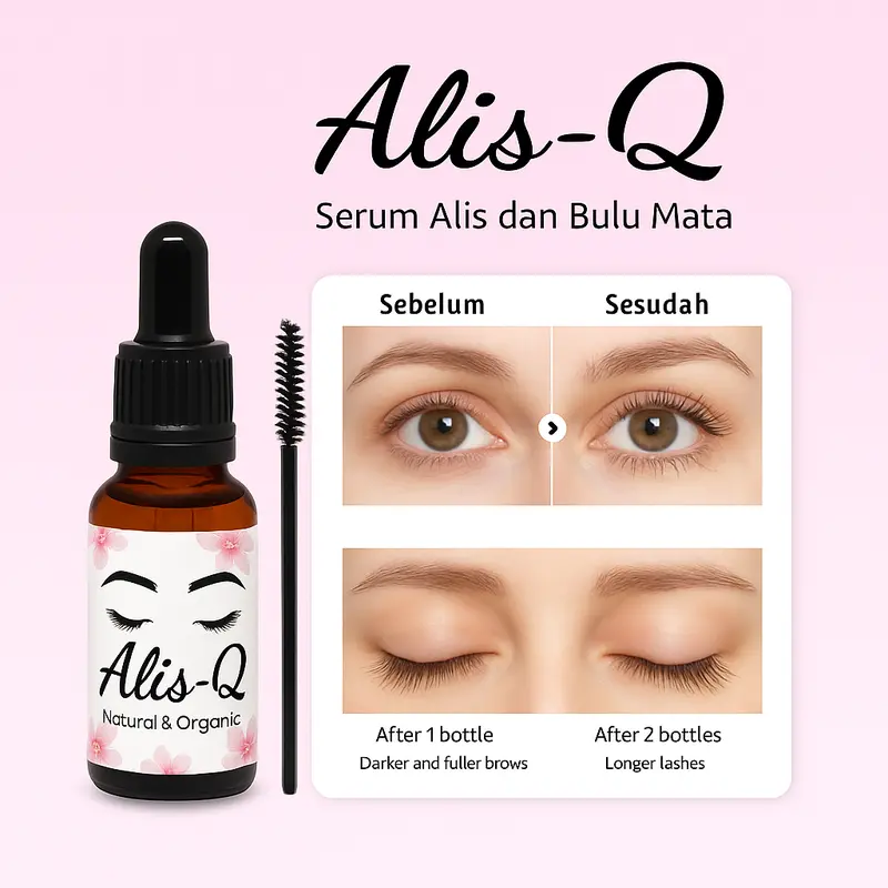 [PROMO] Alis-Q Serum – Perawatan Alami untuk Alis & Bulu Mata Lebih Tebal, Panjang, dan Kuat 3