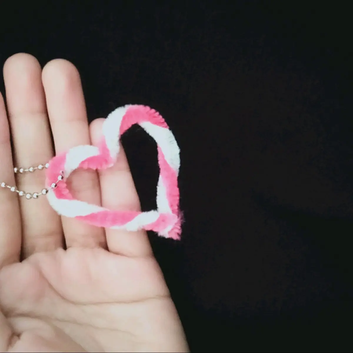 Gantungan Kunci Kawat Bulu Love Candy Murah - Model Ganci