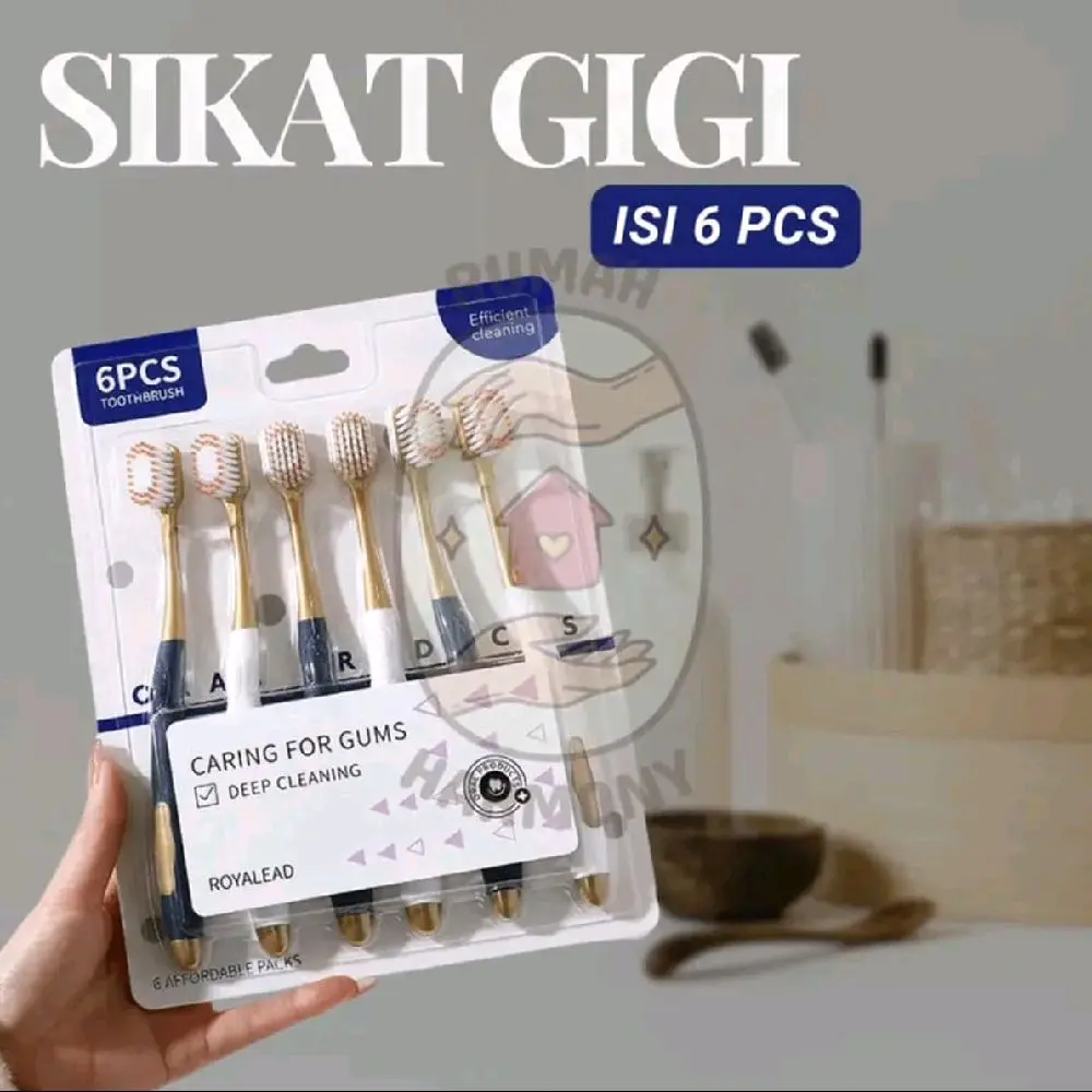 sikat gigi viral cocok 6 pcs