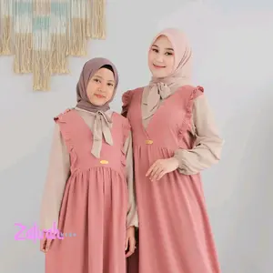 GAMIS COUPLE IBU DAN ANAK CRINGKLE AIRFLOW