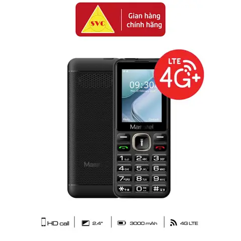 Điện Thoại 4G Masstel izi T9 màn hình 2.4in,pin 3000mAh,lịch âm,loa to Bảo hành 12 tháng chính hãng