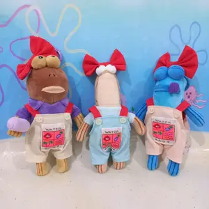BAJU boneka ikan bikini bottom buddies spongebob outfit jumpsuit pita pink doll