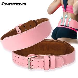 Cinturón de cintura ajustable de cuero, 1 unidad de cinturón entrenador de cintura para mujeres, cinturón de entrenamiento de fuerza cómodo para levantamiento de pesas y sentadilla