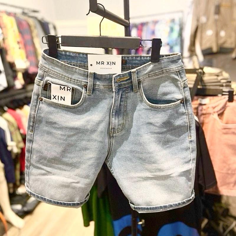Quần Short  Jean SupDr nam với chất vải chính phẩm co dãn, form Slimfit mặc tôn dáng trên gối trẻ  trung phù hợp  đi chơi, mặc hàng ngày Menswear Pants Denim quanjeans namsale bò xanh trắng slim fit jeans quanaodep 2024