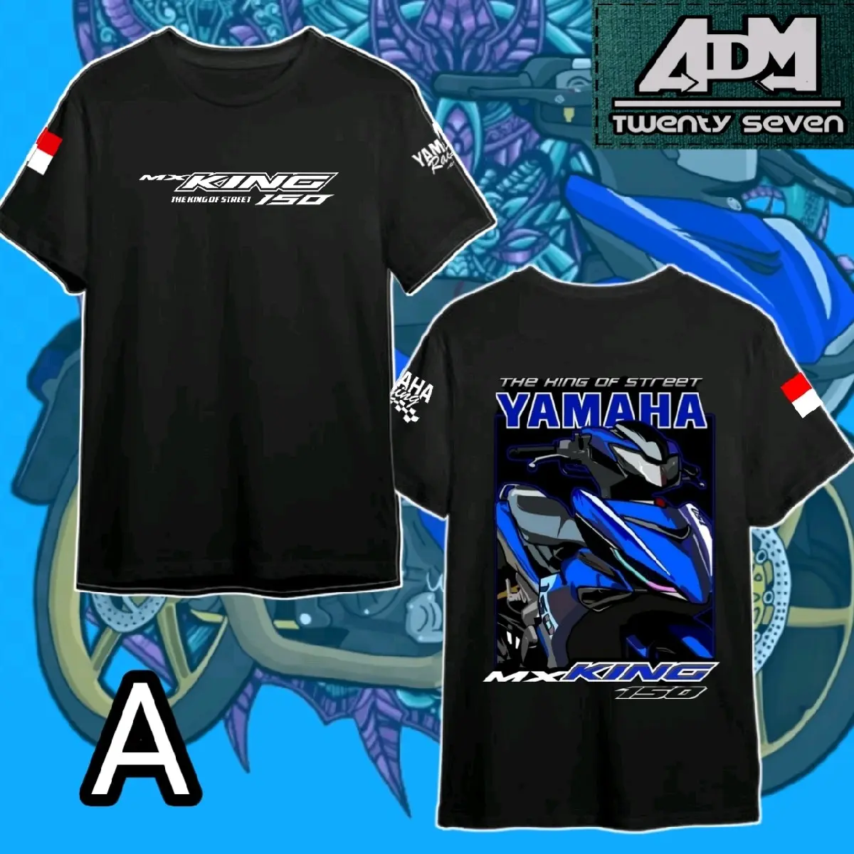 Kaos Yamaha Jupiter MX KING kaos Yamaha MX KING kaos mx king Combed Keren Motor Sablon