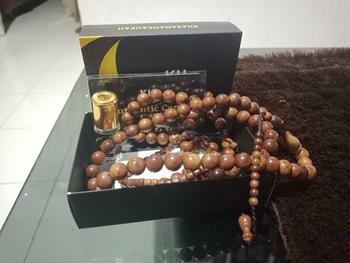 Product Review of Tasbih Kokka Kaukah Asli | Tasbih Kaukah 99 butir kualitas premium | Free gelang dan minyak wangi Muslim from R**g 0