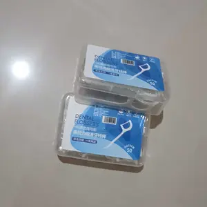 Dental Floss Benang Tusuk Gigi isi 50pcs High Quality / Pembersih Sela Gigi / Toothpick / Tusuk Gigi 1 Pack 50pcs