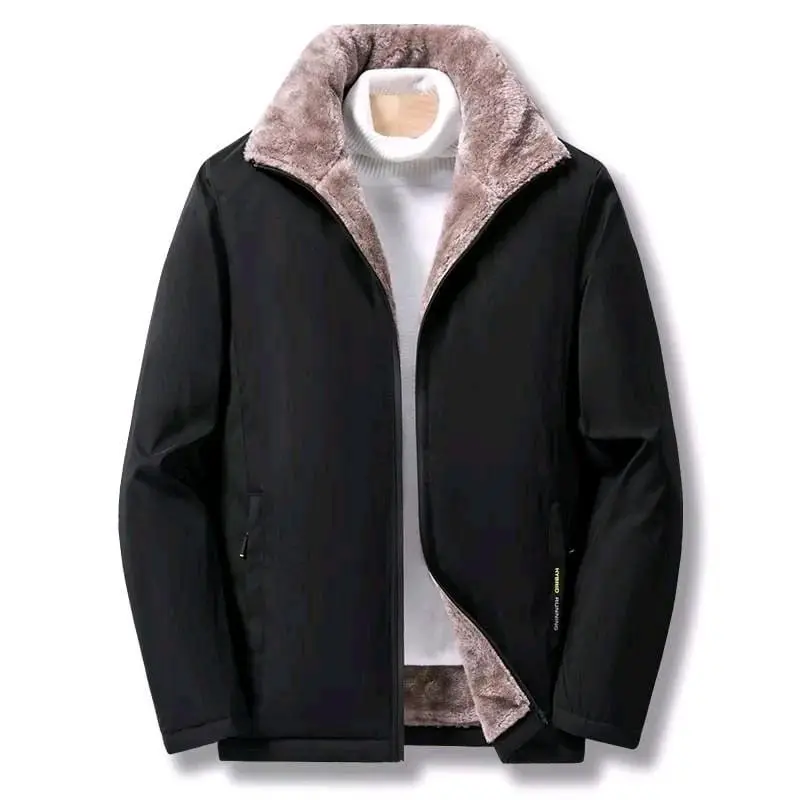 Jaket Bomber Bulu Tebal Musim Dingin Pria Wanita Keren